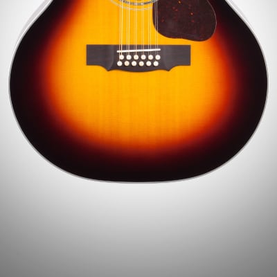 Guild F-512 12-String Acoustic Guitar (with Case), Antique Burst image 2