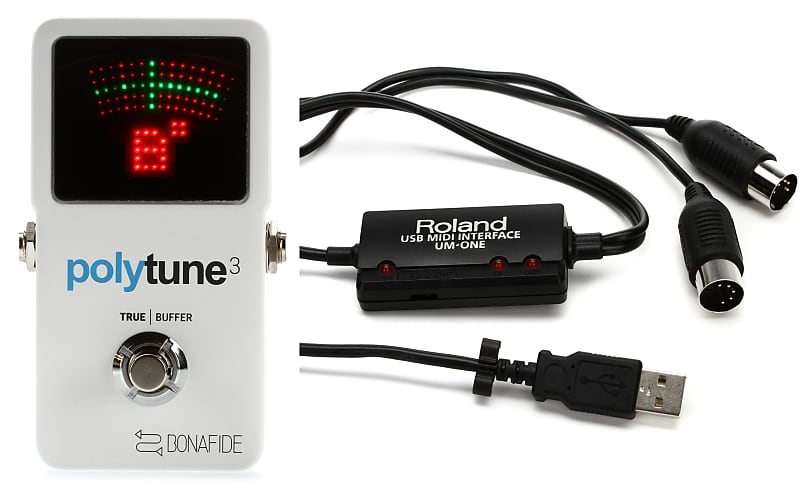 Roland UMONE mk2 USB MIDI Interface Bundle with TC Reverb