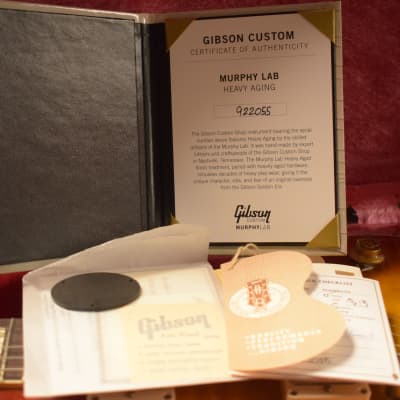 Gibson Murphy Lab '59 Les Paul Standard Tomato Soup Burst Heavy Aged Fuller's Exclusive image 12