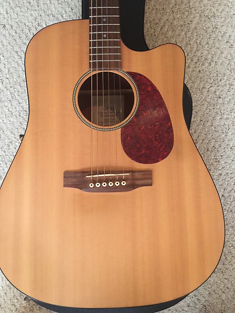 Martin DCM Cutaway Mahogany Dreadnought acoustic electric guitar