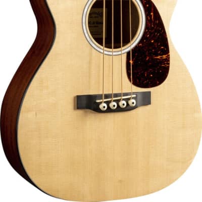 Martin 000CJR-10E Bass Short-Scale Acoustic-Electric Bass Guitar, Natural w/ Bag image 1