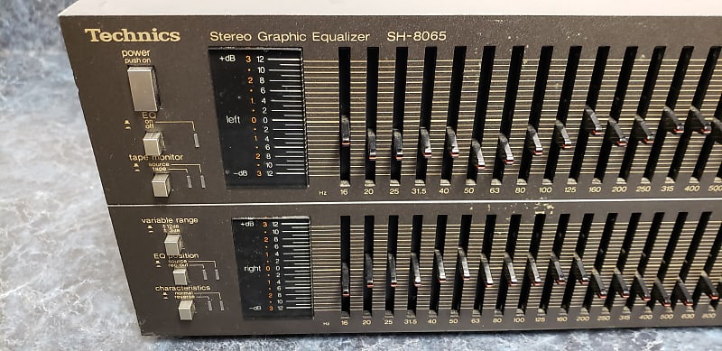 Vintage Technics SH-8065 33 Band Equalizer Rare 1980's M.I.J | Reverb