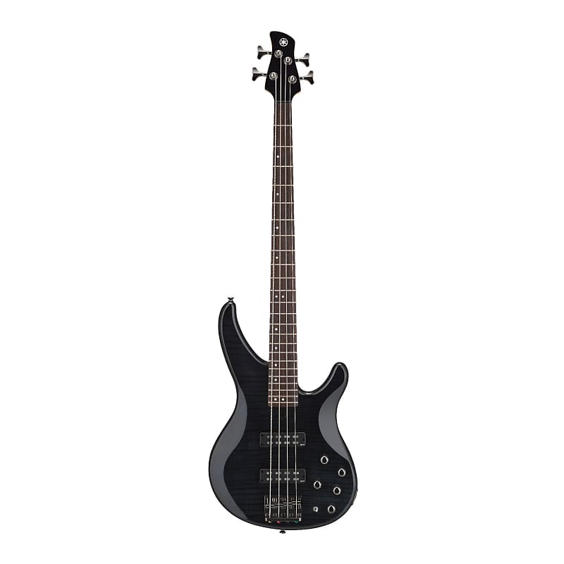 Yamaha TRBX604FM 4-String Bass Guitar (Translucent Black, Right