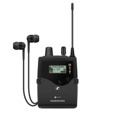 Sennheiser EK IEM G4 Stereo Bodypack Receiver with IE 4 Earphones (A1-Band: 470-516 MHz)