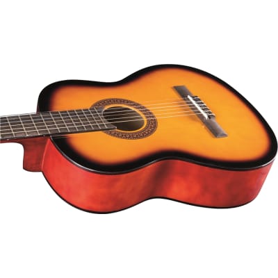 Eko CS10 Sunburst 4/4 Classical Guitar imagen 3