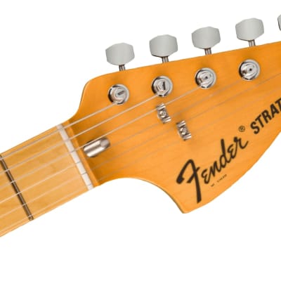 Fender American Vintage II 1973 Stratocaster Electric Guitar Maple Fingerboard, Mocha image 6