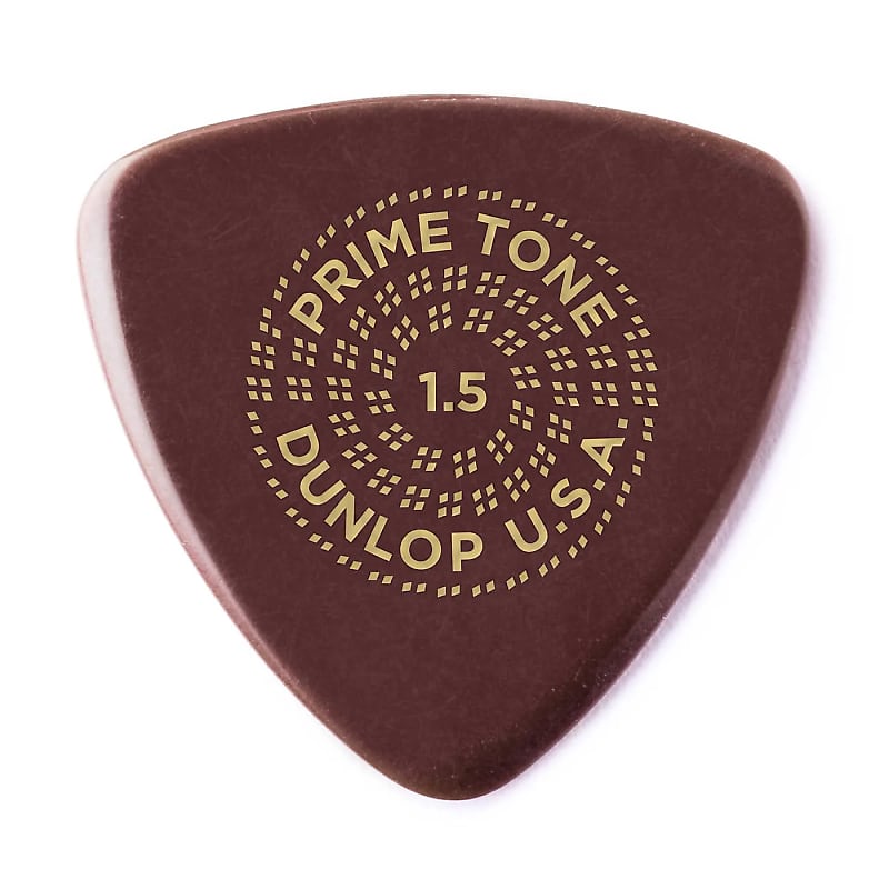 Dunlop 517P15 Primetone Small Tri Smooth 1.5mm Triangle Guitar Picks (3-Pack) image 1