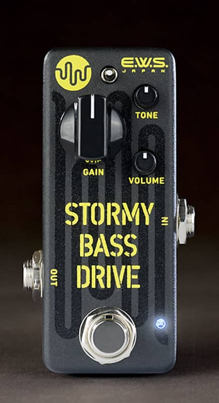 E.W.S.  Stormy Bass Drive  Mini Bass Overdrive Pedal 2023  New! image 1