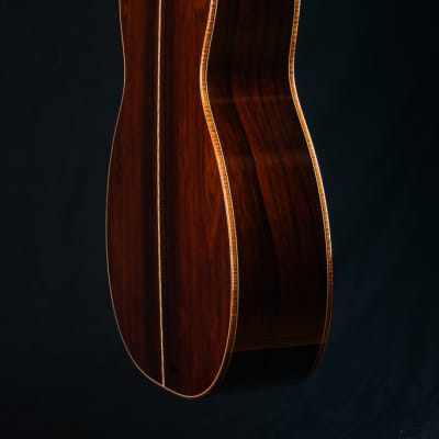 Bourgeois OM DB Signature Deluxe Madagascar Rosewood and Italian Spruce Aged Tone Custom with Pickup Used (2023) image 23