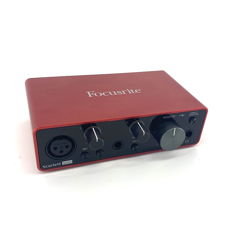 Focusrite Scarlett Solo 3rd Genインターフェース Focusrite Scarlett Solo 3rd Gen USB Audio Interface, for the