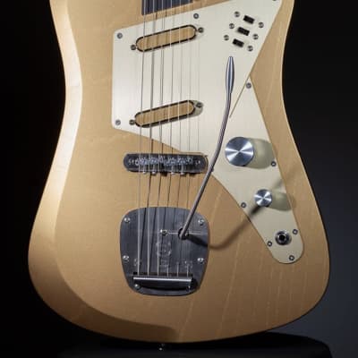 Uma Guitars Jetson 2 "Gold Leaf" w/ Mastery bridge & Vibrato NEW/2020 DEMO VIDEO ADDED (Authorized Dealer) image 2