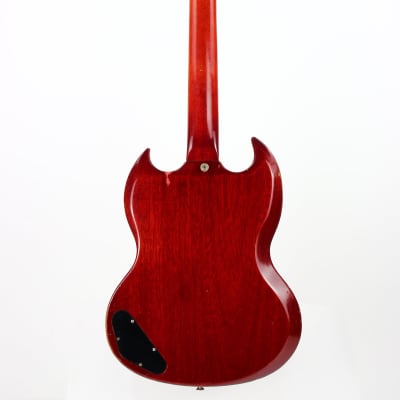 Early 1965 Gibson SG Jr. Junior WIDE NUT Cherry Red | No breaks, No refins Les Paul 1964 spec, Wraparound Tailpiece image 16