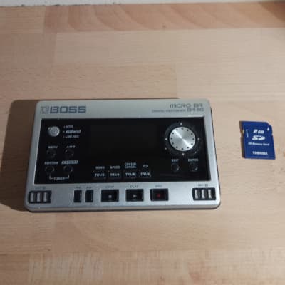 Boss Micro BR-80 Portable Digital Recorder Silver image 3
