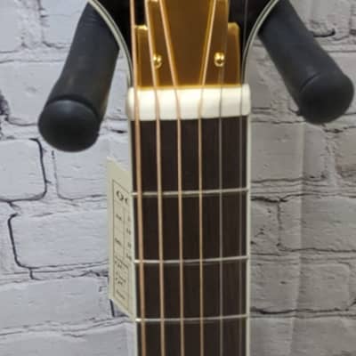 D'Angelico DAEOMXTWALGP Tammany XT Orchestra Acoustic Guitar - Walnut Stain Finish image 5