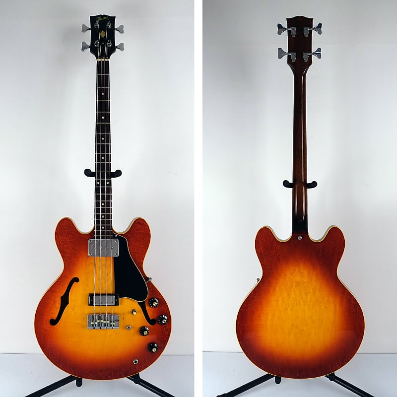 1971 Gibson EB-2D Bass Cherry Sunburst with Original Hardshell Case