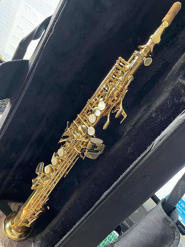 Allora Allora ASPS450 Vienna Series Straight Soprano Sax Reverb