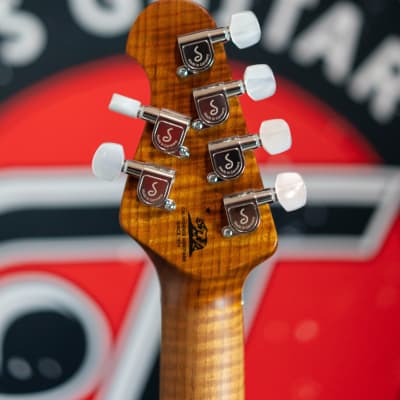 Ernie Ball Music Man Axis Roasted Amber Quilt image 9