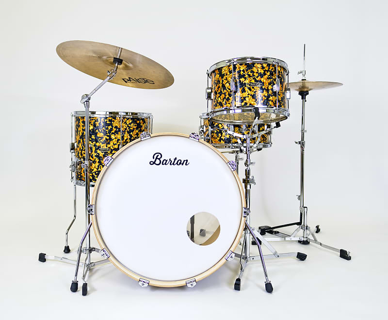 Barton Studio Custom (13, 16, 22)  Gold & Black Pearl image 1