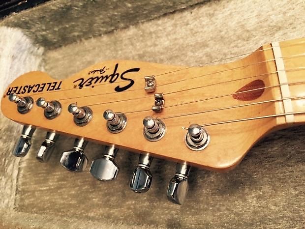 Rare 1983 Fender Japan Squier SQ Telecaster Blonde Electric Rare 1983 Fender Japan Squier SQ Telecaster Blonde Electric
