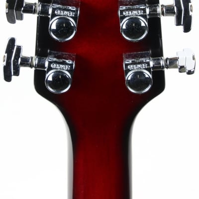 CLEAN! 2000 Hamer USA Newport Pro Black Cherry Burst - Solid Carved Spruce Top, Hollowbody Guitar! image 15
