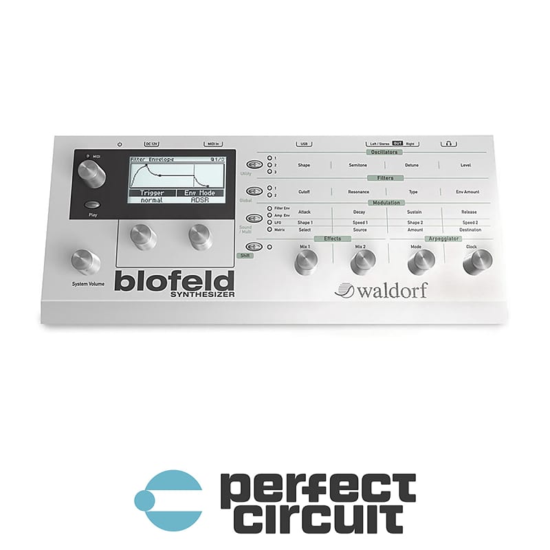 Waldorf Blofeld Desktop Virtual Analog Synthesizer (White) image 1