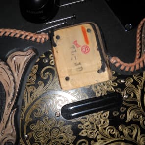 Fender/ Scarecrow Guitars Custom handtooled leather wrapped JD telecaster w/ Joe barden Pickups image 13