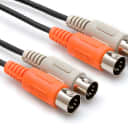 New Hosa Technology MID-203 Dual MIDI Cable Dual 5-pin DIN to Same 3-meter (9.84-foot)