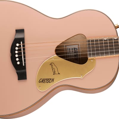 Gretsch G5021E Rancher Penguin Parlor Acoustic/Electric, Shell Pink image 3