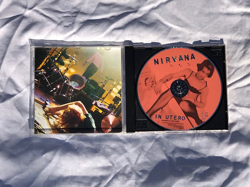 Nirvana 'In Utero' Signed Kurt Cobain MTV Live & Loud COA | Reverb