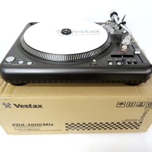 Vestax PDX-3000 MIX Pro DJ Turntable Direct Drive MIDI w/ Original 