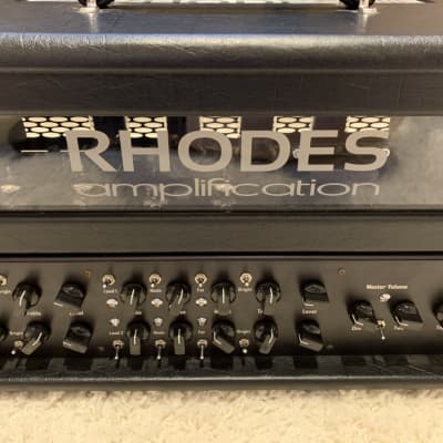 2013 KSR Rhodes Colossus H-100 - 4 channel amp.  Loaded. Footswitch, lit led panel, gemini, orthos image 12