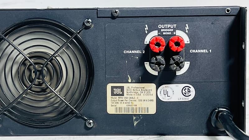 JBL MPX1200 パワーアンプ　ヴィンテージアンプ　1200W×2(4Ω) JBL MPX1200 パワーアンプ ヴィンテージアンプ 1200W×2(4Ω) JBL