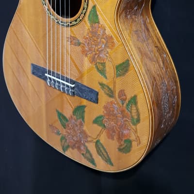 Blueberry Handmade Classical Nylon String Guitar for sale