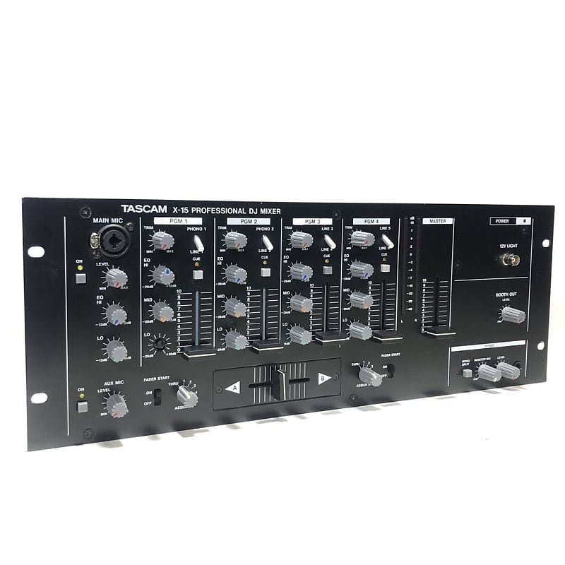 TASCAM X-15 プロフェッショナルDJミキサー TASCAM X-15 プロフェッショナルDJミキサー