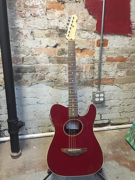 Fender Telecoustic Red