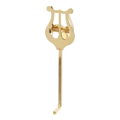 Trumpet or Cornet Lacquered Brass Lyre image 3