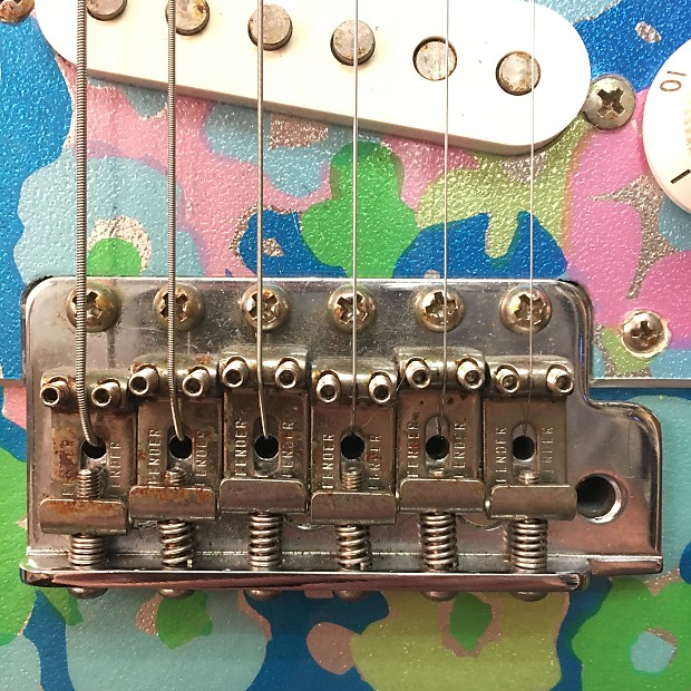 Fender Blue Flower Stratocaster MIJ | Reverb