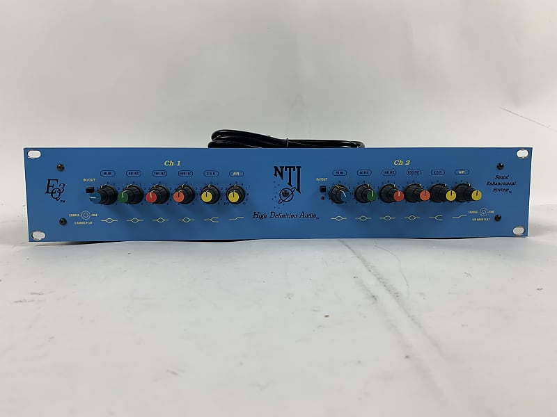 NTI EQ3 High Definition Stereo Parametric Equalizer Sound Reverb