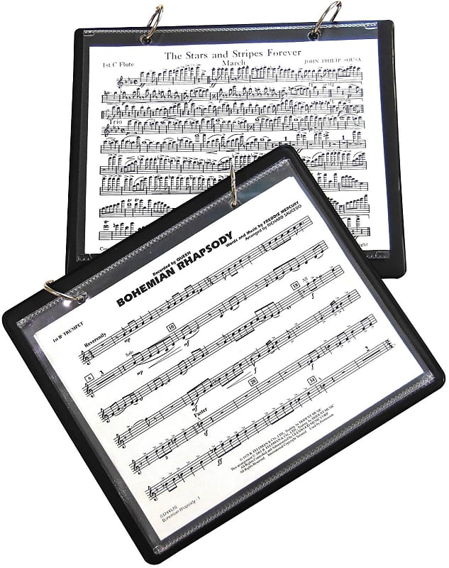 Marlo Marching Band Flip Folder With 5 Window Sleeves | Reverb