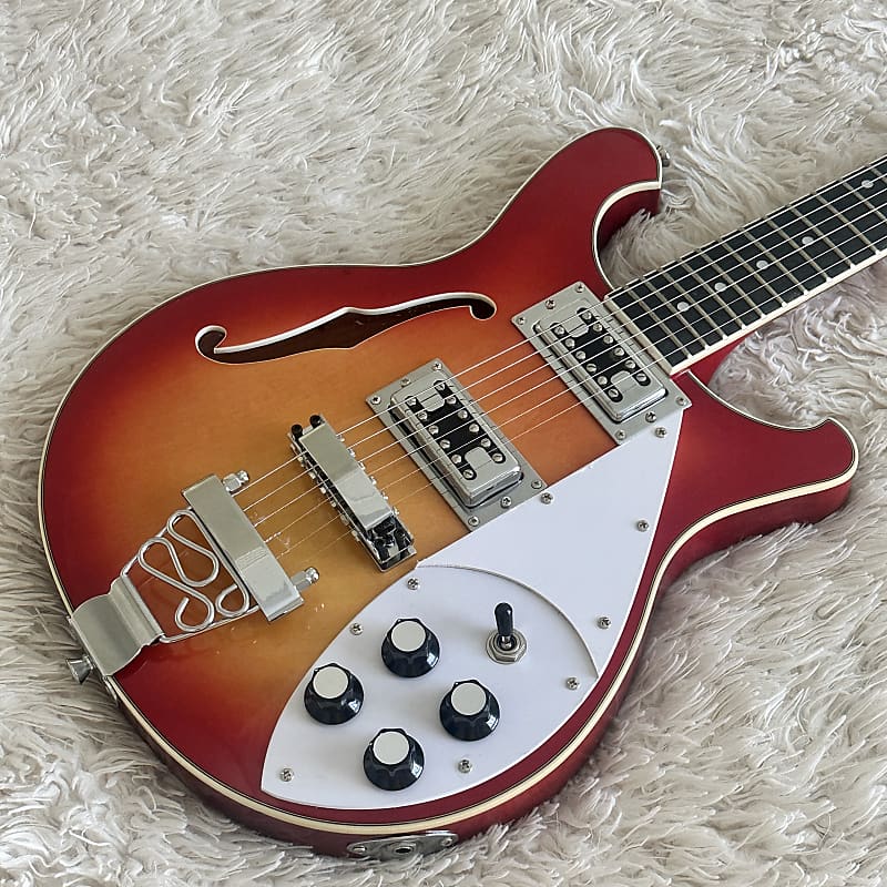 Harley Benton Rickenbacker Style Fireglo Electric Guitar Reverb