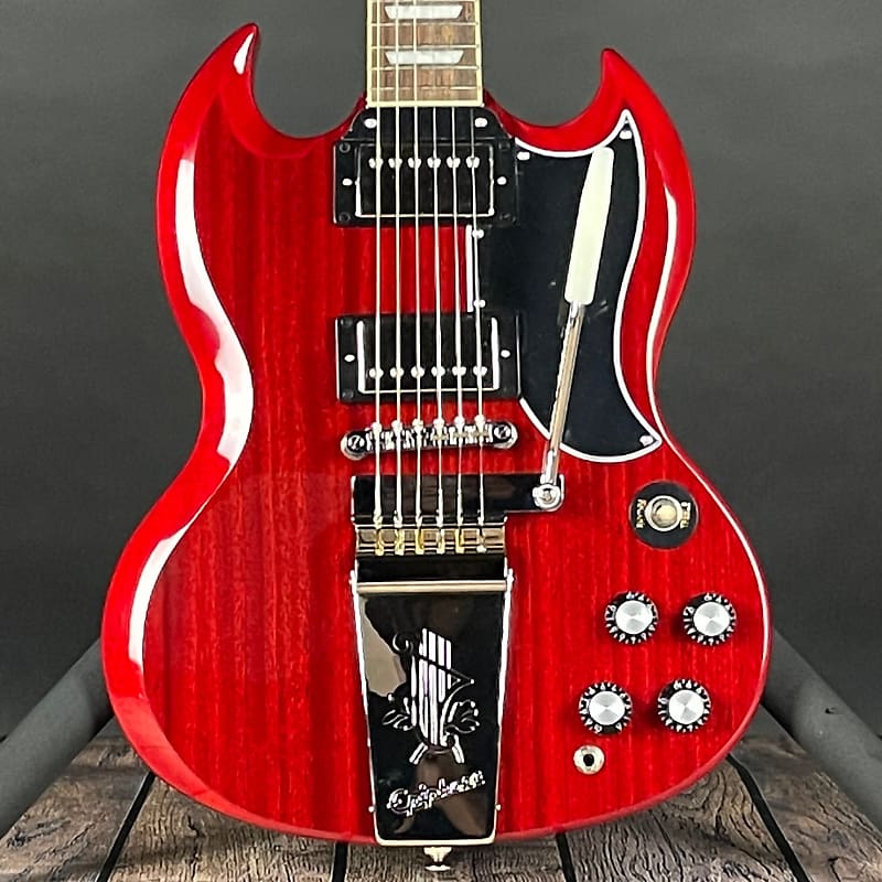 Epiphone SG Standard 60s Maestro Vibrola- Vintage Cherry