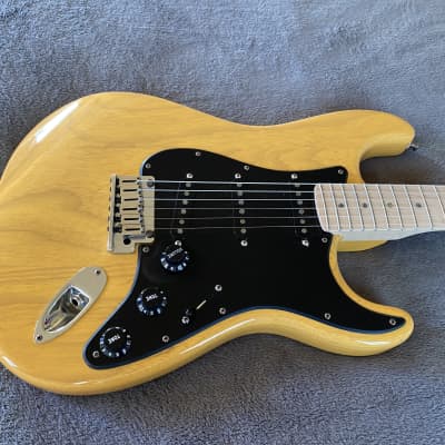 2008 Fender American Deluxe Ash Stratocaster Maple Fretboard - Butterscotch Blonde - Free Pro Setup image 2