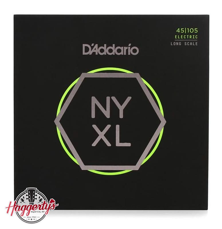 D'Addario NYXL45105 Bass Guitar Strings 45-105 image 1