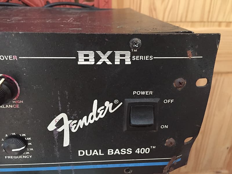 Fender BXR Series Dual Bass 400 Amp Head Reverb
