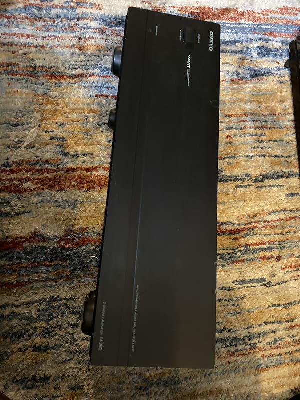 Onkyo 2 channel amplifier  M282 2014 Black  			