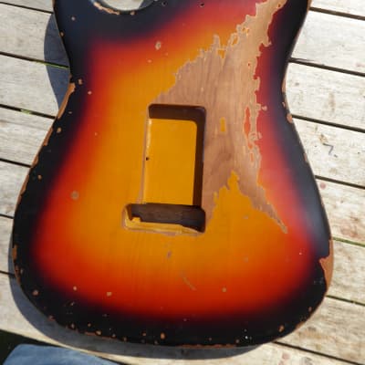 DY Guitars Richie Sambora style HSS relic strat body PRE-BUILD ORDER image 7