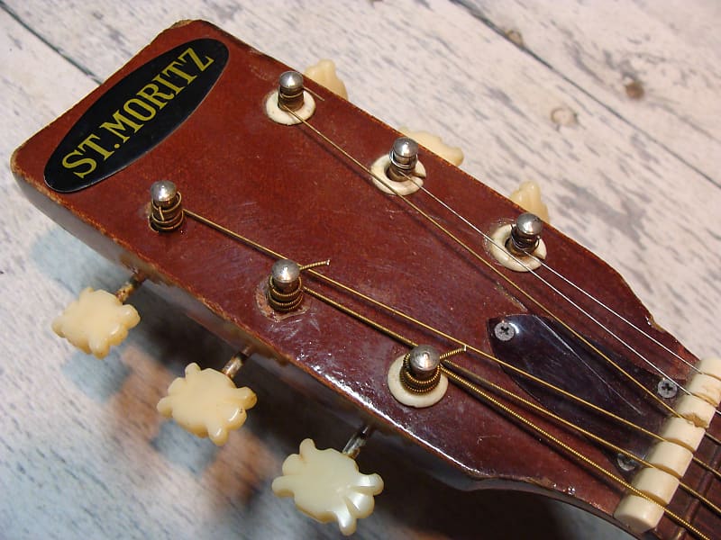 ST Moritz 50s 60s Acoustic Blonde Steel Reinforced Vintage Guitar