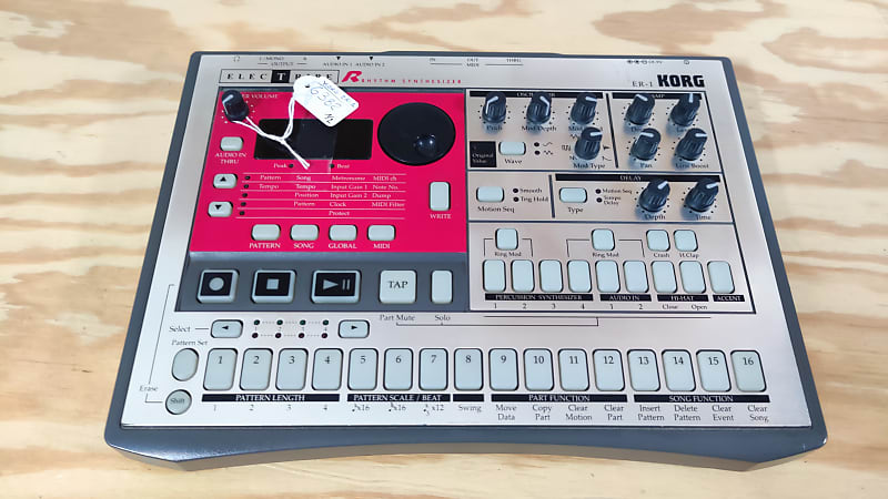 Korg Electribe-R ER-1 Rhythm Synthesizer 2000s - Silver (Warranty)