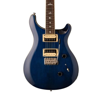 PRS SE Standard 24 Electric Guitar w/Bag, Translucent Blue image 4