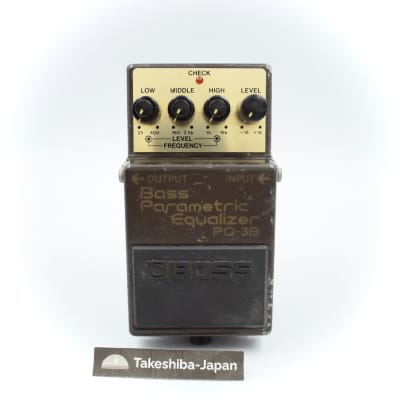 Reverb.com listing, price, conditions, and images for boss-pq-3b-bass-parametric-equalizer
